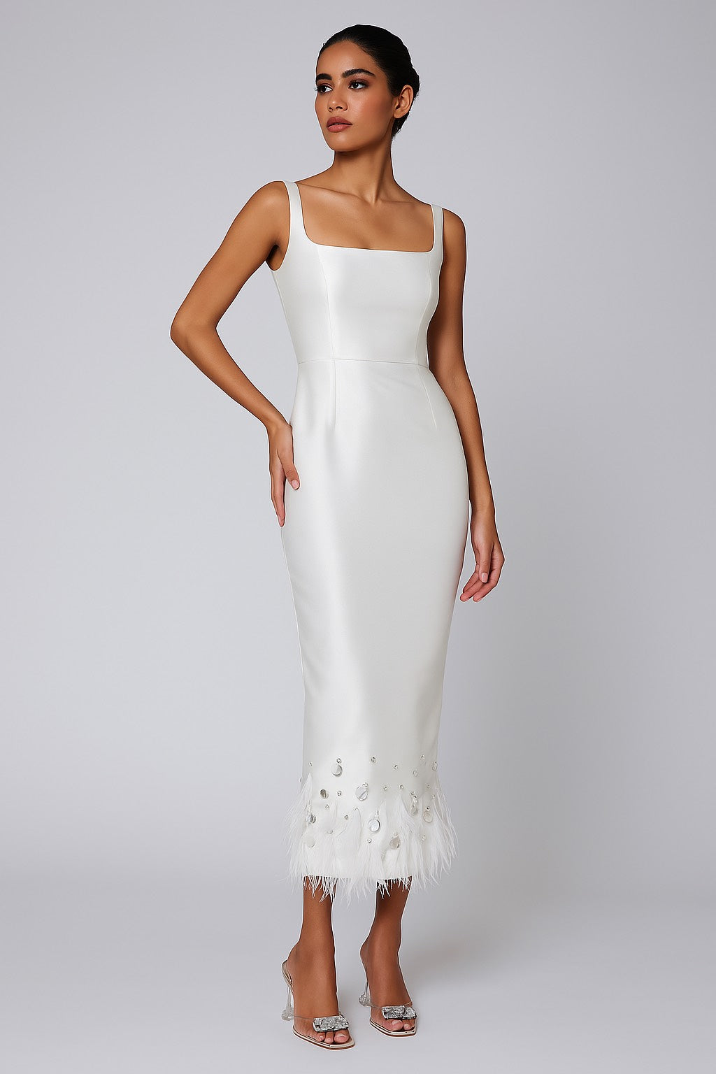 stella silk dress Petites luxurious sheen that beautifully catches the light Stella McCartney Silk-Trim Mini Dress