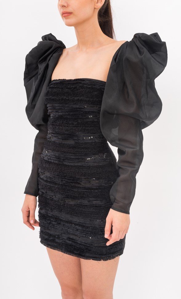 Arkhé Dress With Statement Sleeves