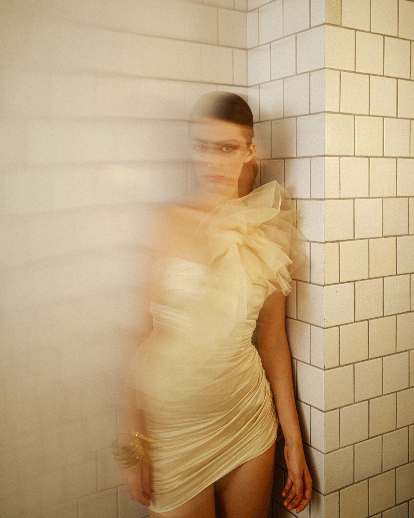 Akoya Dress In Oyster