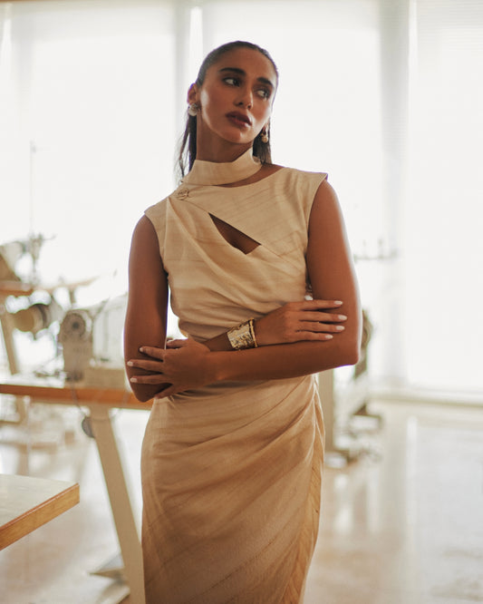 Paloma Tussar Dress