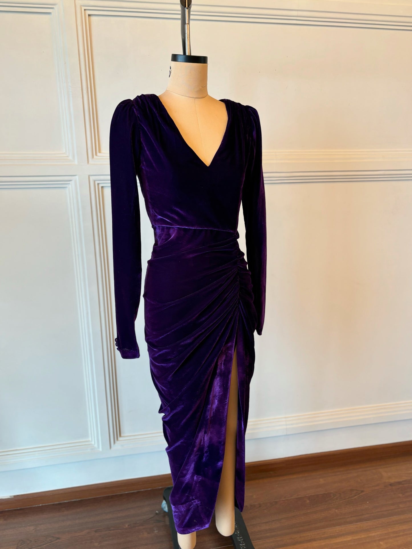 Amethyst Velvet Dress