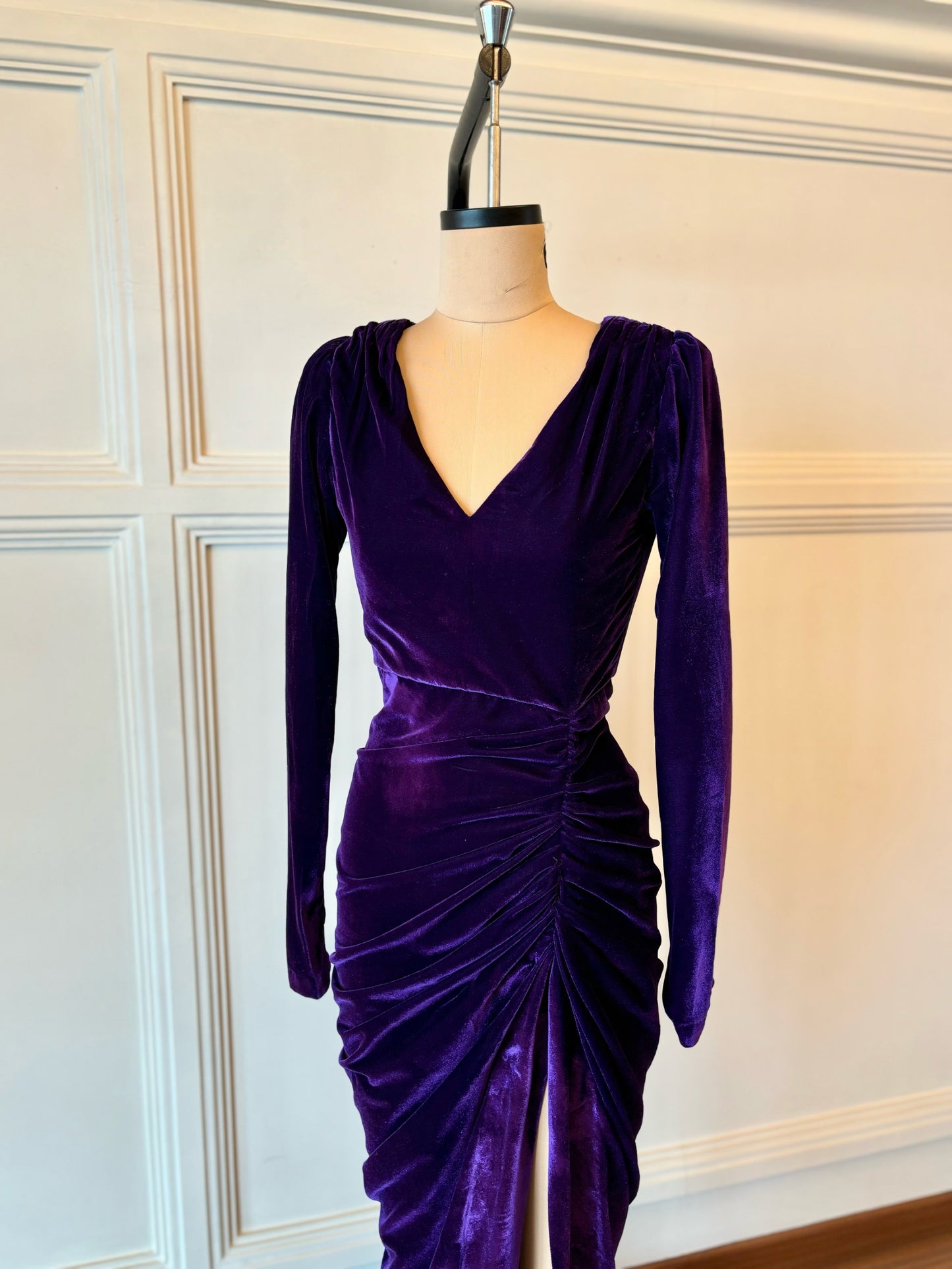 Amethyst Velvet Dress