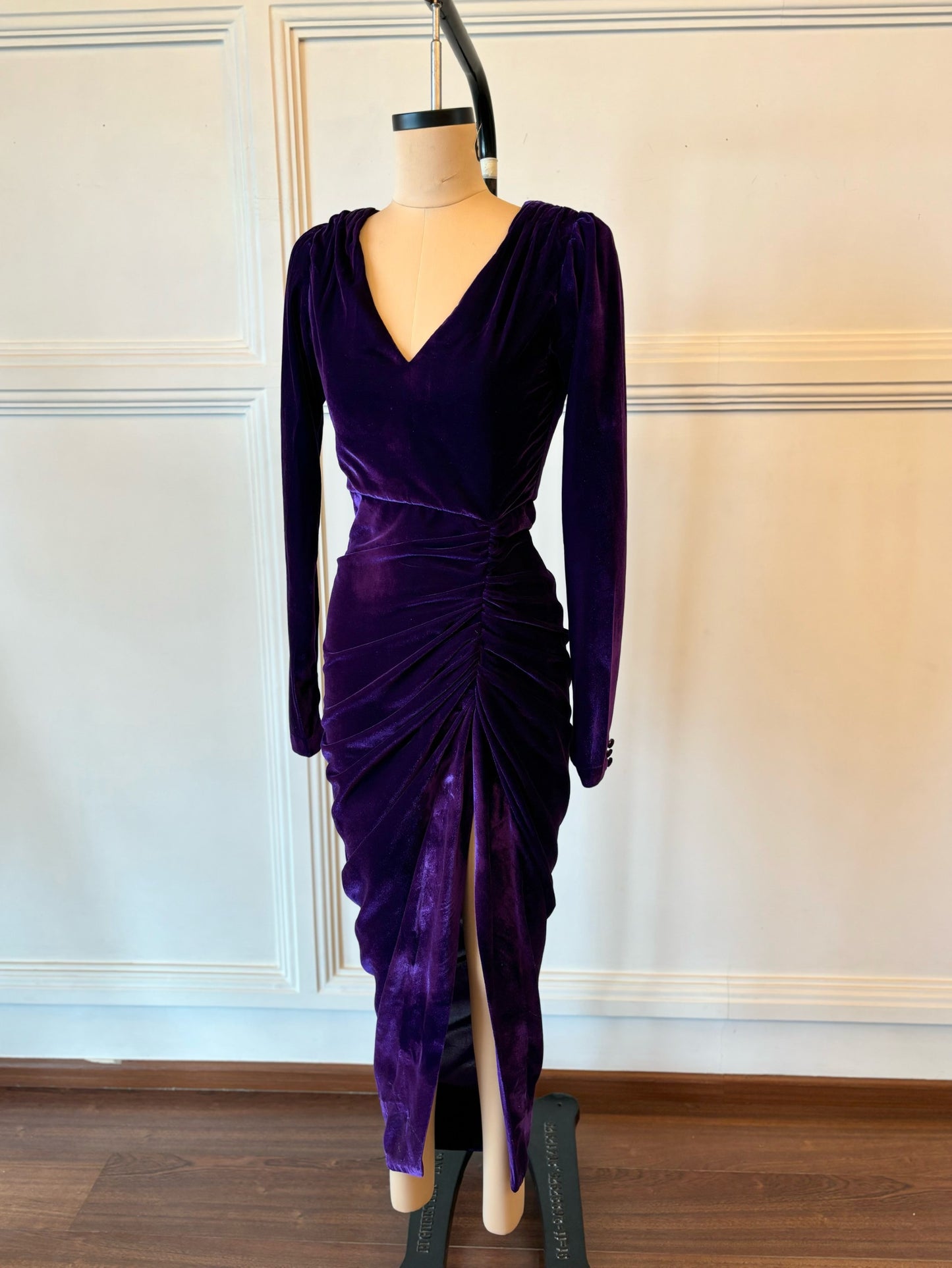 Amethyst Velvet Dress