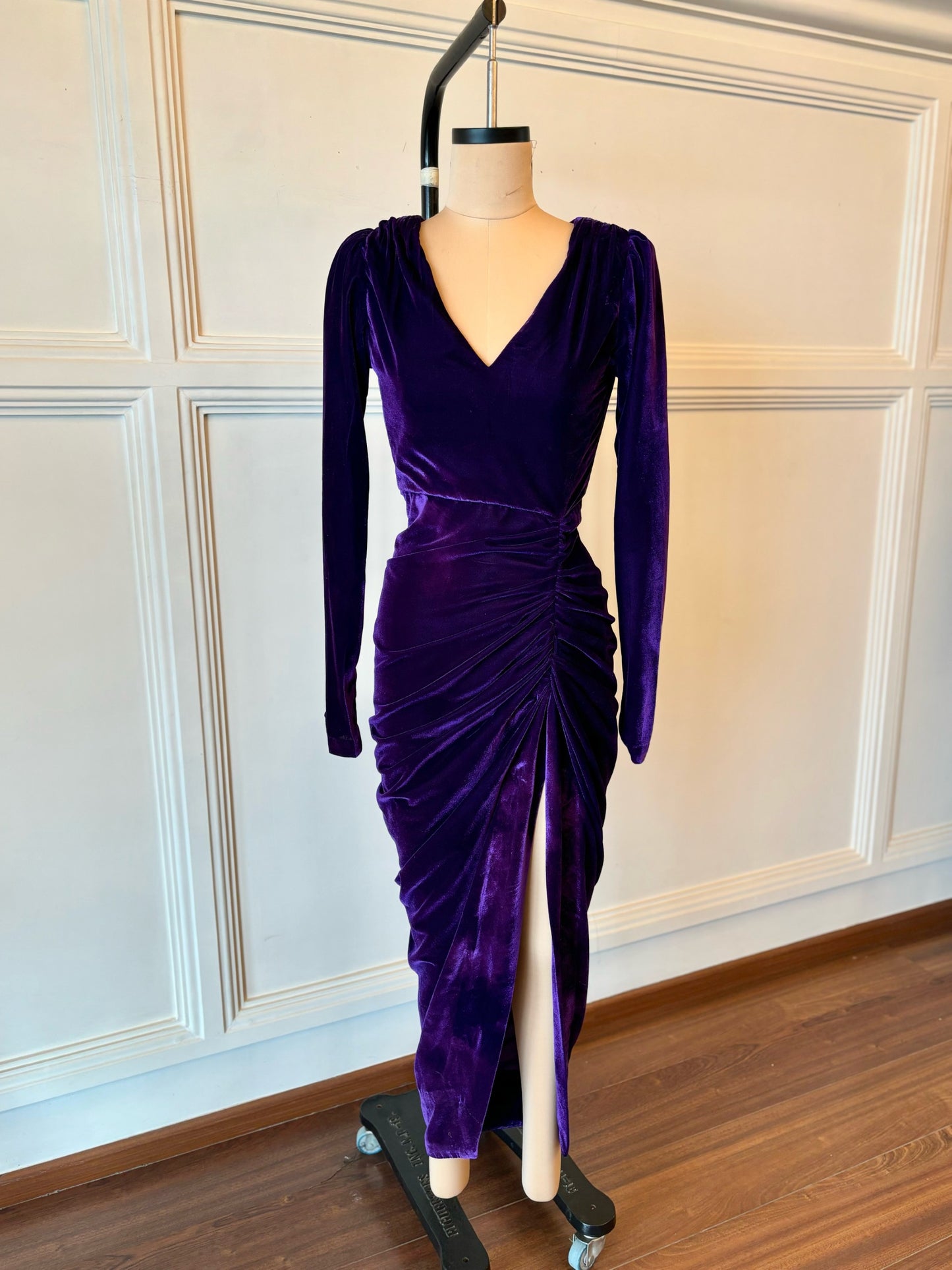 Amethyst Velvet Dress