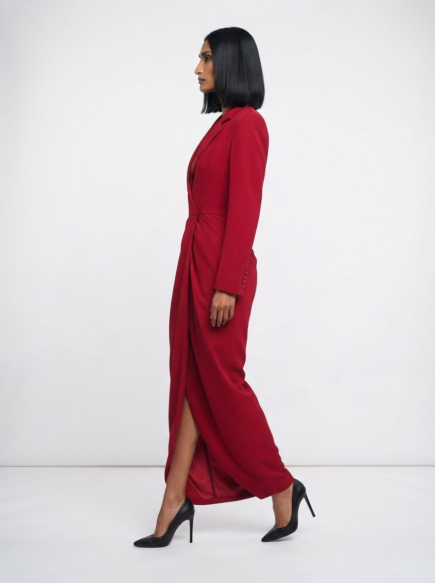Suit Dress (Red)
