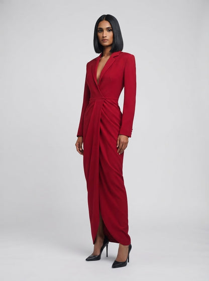 Suit Dress (Red)